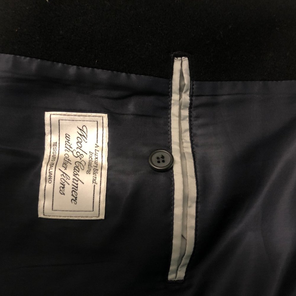 Wellington Executive Overcoat - Black - Picture 8 of 9